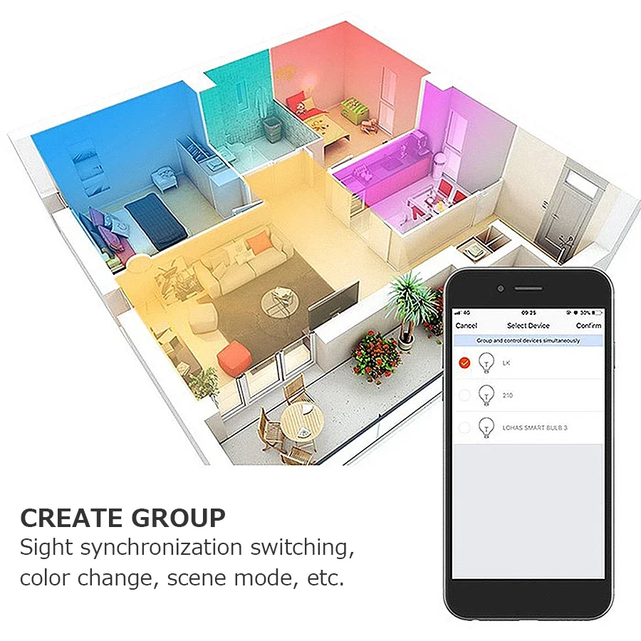 5W 7W 9W 220V 110V Tuya WiFi Smart GU10 LED Bulb Smart Life App GU10 LED Lamp Spotlight Works with Alexa Google Home Room Decor - الصورة 6