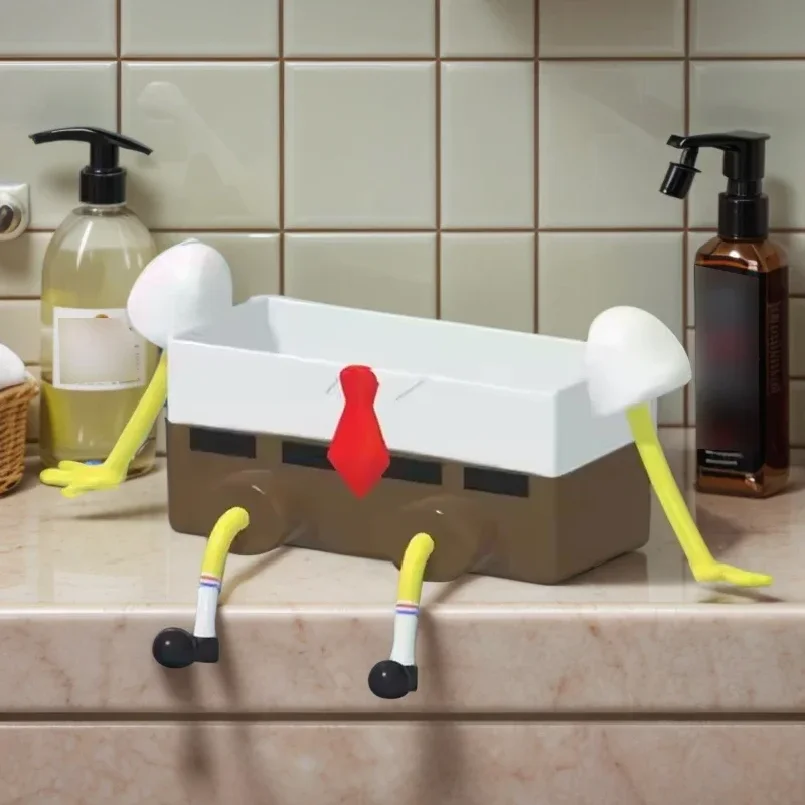 1PC Creative Drainage Rack Home Kitchen Sink Shelf Dishwashing Brush Wipe Sink Wall Mounted Drainage Basket - Image 5