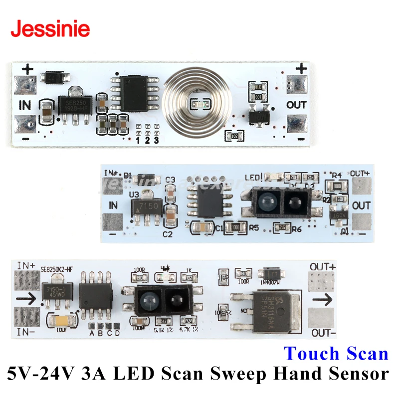 Short Distance Scan Sensor Sweep Hand Sensor Switch Module 36W 3A Constant Voltage for Auto Smart Home Compatible XK-GK-4010A