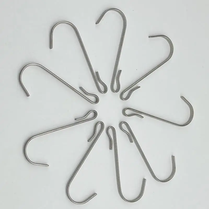 6pcs Snap On Clip Hooks Wire Shelf Organizer Clips For Sink Grate Multi Purpose Storage In Home Kitchen - الصورة 3