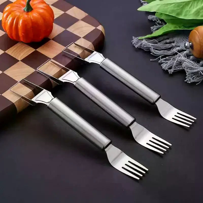 Stainless Steel Windmill Watermelon Cutter Artifact Salad Fruit Slicer Cutter Tool Watermelon Digger Kitchen Accessories Gadgets