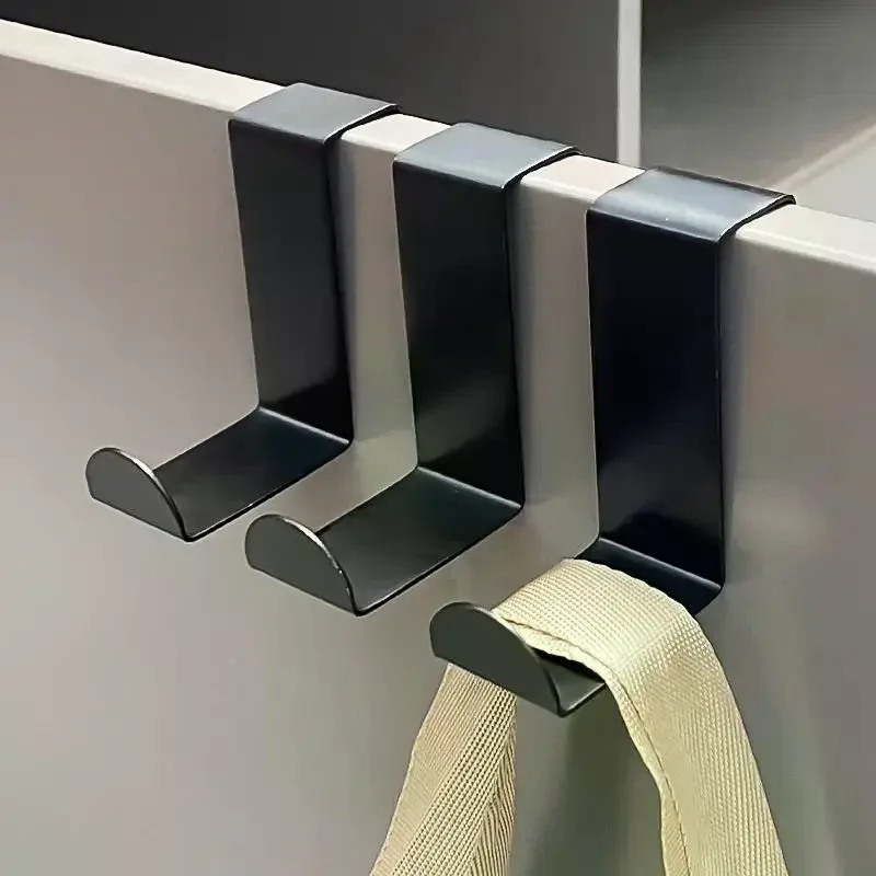 Z-Shaped Bathroom Cabinet By Hook Stainless Steel By Rear Hanger Keychain Coat Hook Home Kitchen Accessories Organizer Tool - الصورة 4