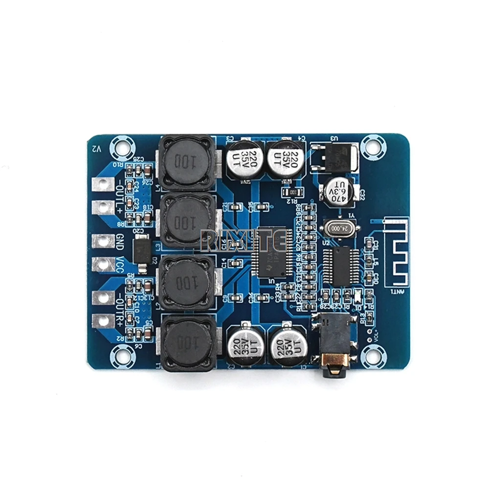 45W+45W Mini TPA3118 Bluetooth Sound Amplifier Board Audio Power Amp DC 12-28V for Car Karaoke Smart Home Theater Subwoofer - الصورة 5