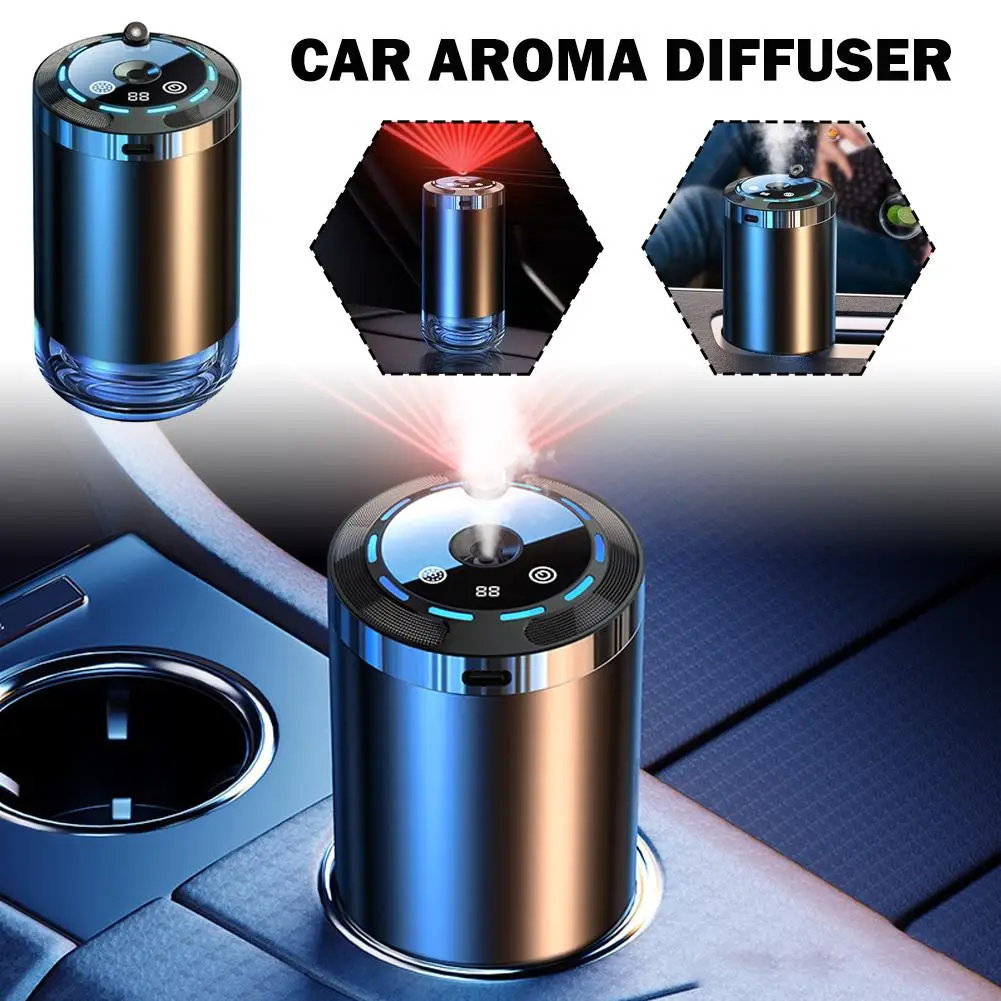 Smart Car Aroma Diffuser Humidifier Aromatherapy Diffusers for Car Home Bedroom Perfume Ornament - الصورة 2