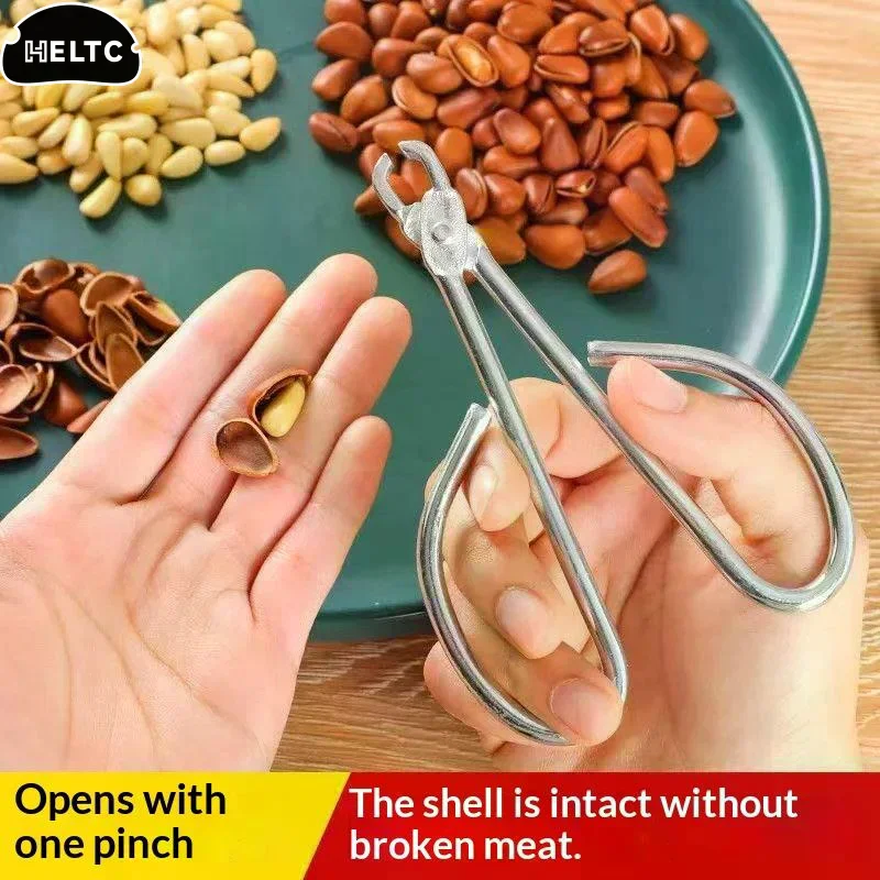 Pine Nut Clamp Practical With Pine Nut Pliers Labor-Saving Durable Pine Nut Opener Kitchen Gadgets And Accessories
