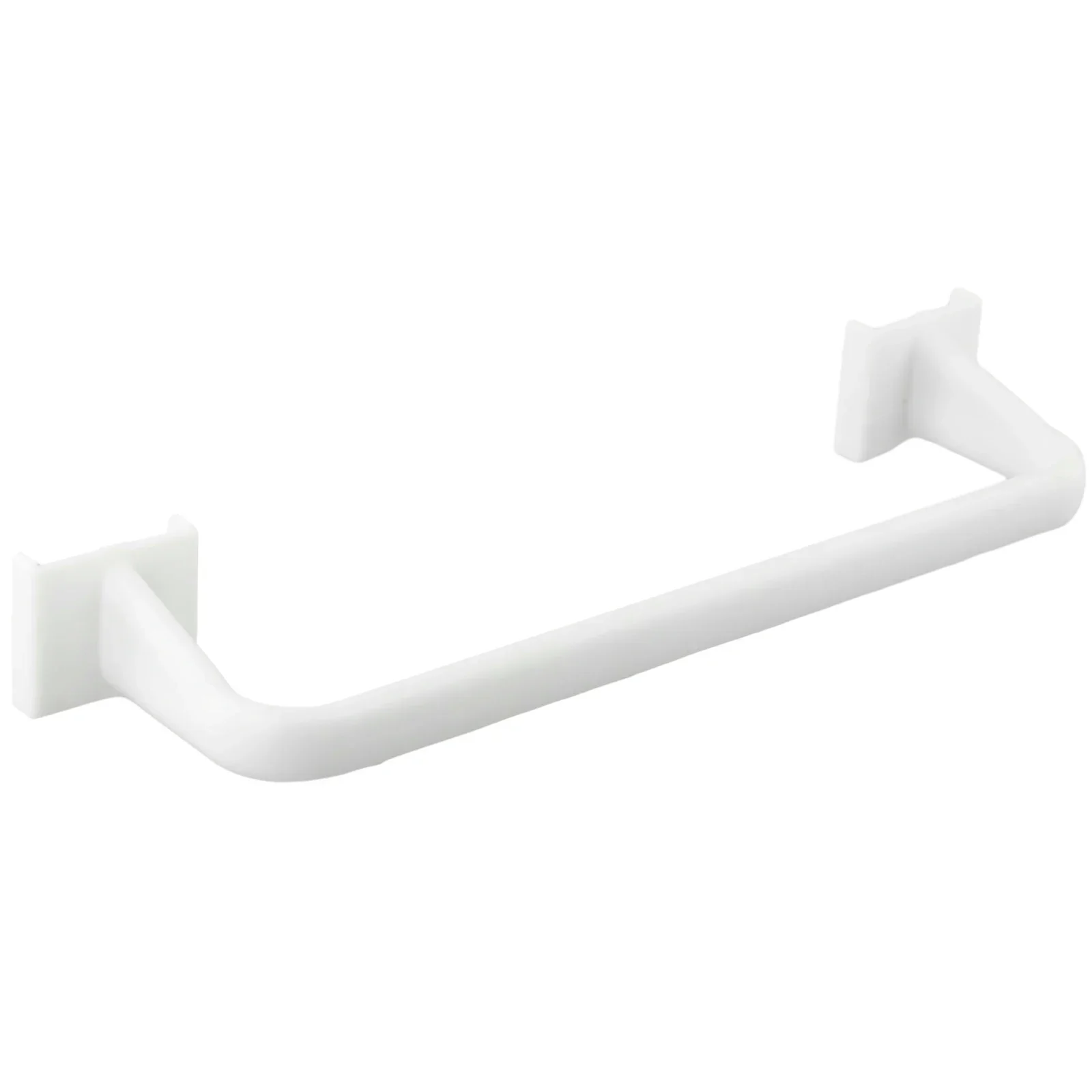 Self Adhesive Home Bathroom Towel Rack Holder Wall Mounted Towel Shelf Kitchen Bathroom Accessories Towel Hanger PP - الصورة 2