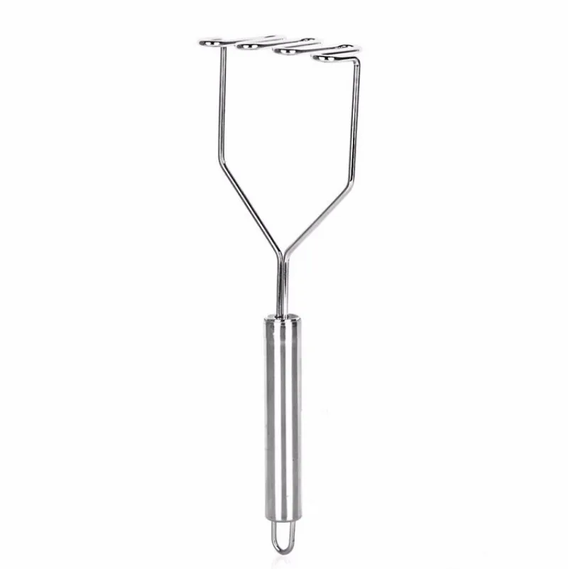 Stainless Steel Potato Masher Wavy Shape Presser Kitchen Tool for Mash Puree and Cooking Vegetable Tools Gadgets - الصورة 5
