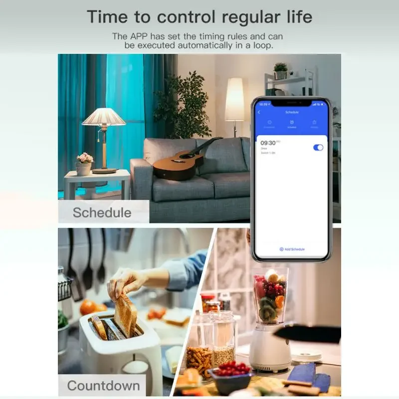 Tuya Zigbee 1/2/3/4CH DIY Smart Switch 2-Way Control Light Relay Smart Life Wireless Remote Control Work With Alexa Google Home - الصورة 6