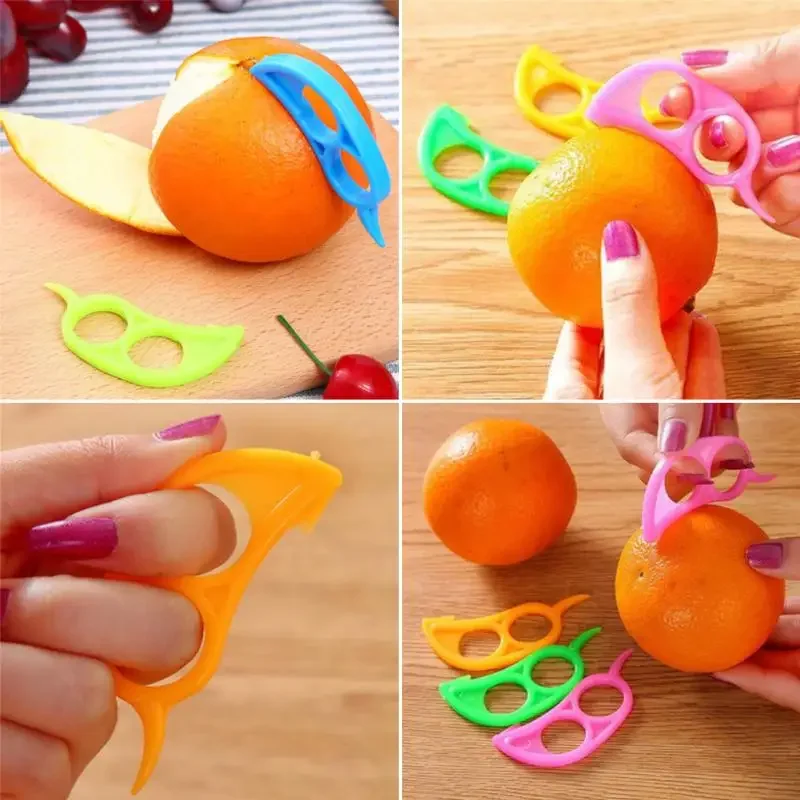 Mini Orange Peeler Citrus Quick Peel Fruit Peeling Fruit Knife Safe Durable Portable Fruit Cutter Peelers Kitchen Fruits Gadgets - الصورة 3