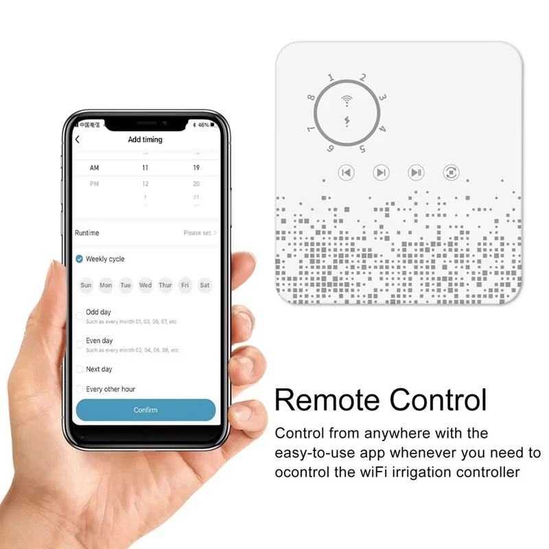 Tuya WiFi Smart Sprinkler Controller 8 Zone Irrigation Timer Automatic Watering Device Work with Smart Home for Garden-ABLA - الصورة 5