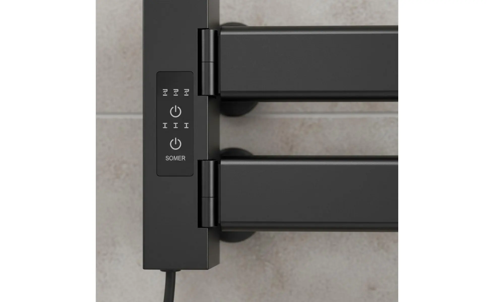 Smart Towel Heating Rack Quick Drying Electric Towel Warmer Bathroom Heater Timer Function Home Appliance IPX5 Waterproof
