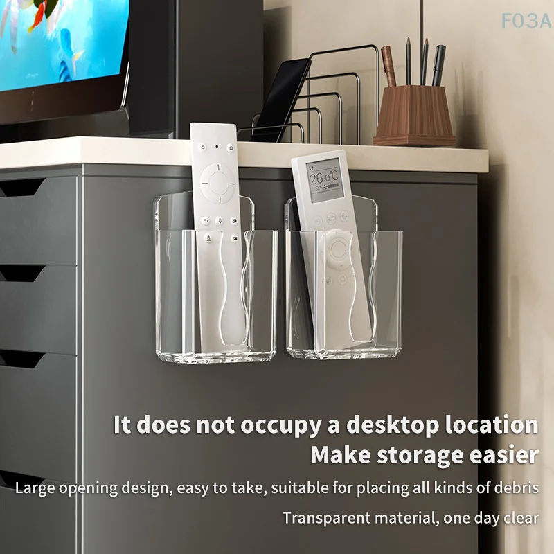 Mobile Phone Wall Holder Universal Cellphone Charge Storage Box Organizer TV Remote Control Hanging Stand Bracket Charging Dock - الصورة 6