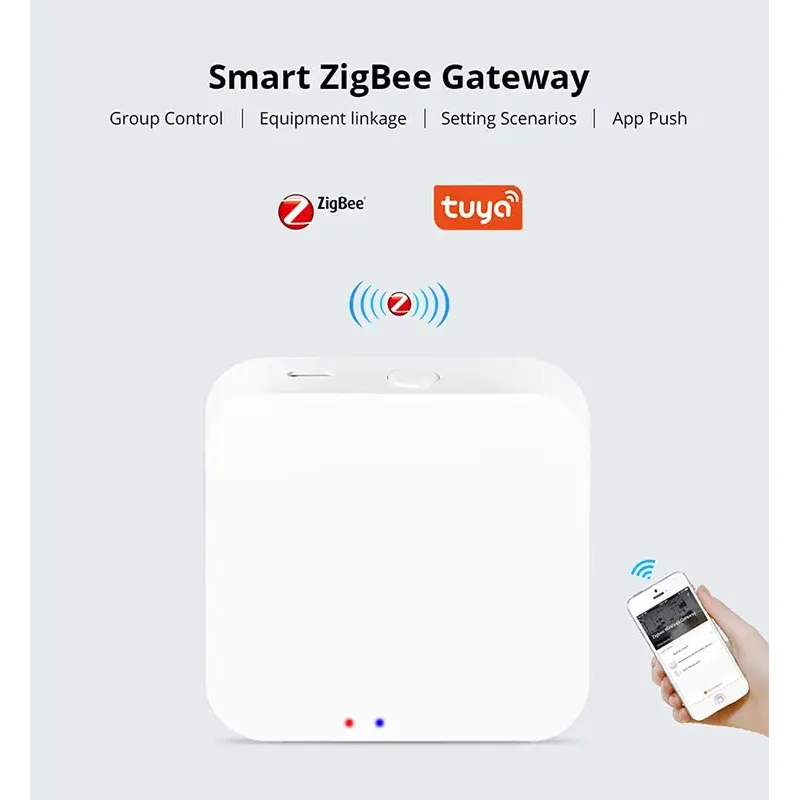 Tuya Zigbee 3.0 Gateway Hub Smart Home Wireless Bridge Smart Life APP Remote Control Automation Device Works with Alexa Google - الصورة 4