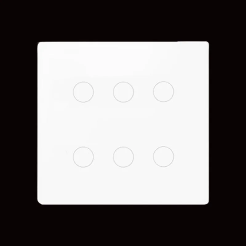 TS Brazil Standard 124 Smart Touch Switch Supports Alexa Wall Mounted 4Gang/6Gang/8Gang Insteon Smart Switch for Home Automation - الصورة 2