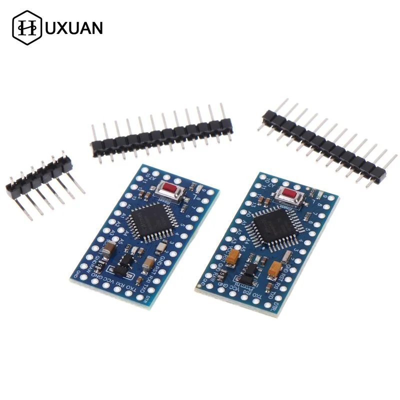Pro Mini Atmega328P Development Board 3.3V 5V Dual Voltage Selectable Compact for Smart Home Controller Kit - الصورة 3
