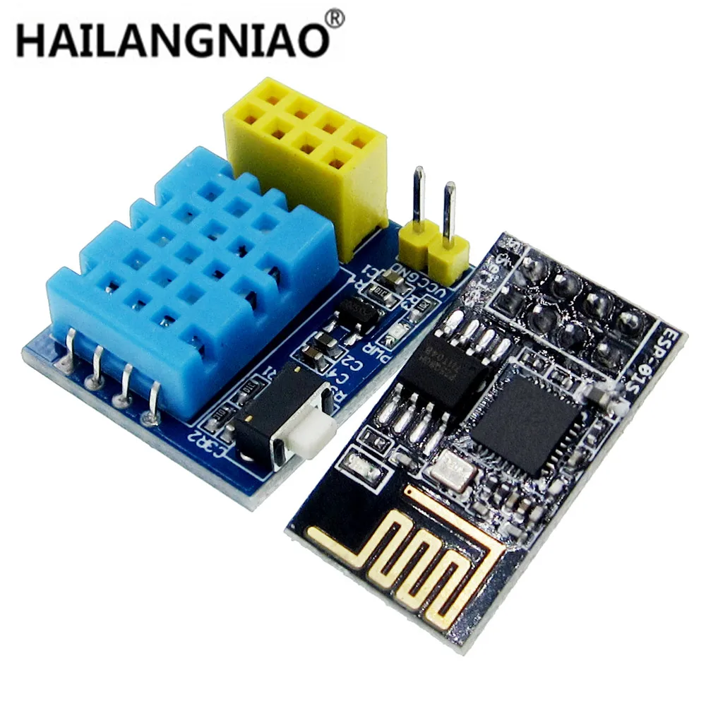 ESP8266 ESP-01 ESP-01S DHT11 Temperature Humidity Sensor Module esp8266 Wifi NodeMCU Smart Home IOT DIY Kit - الصورة 3
