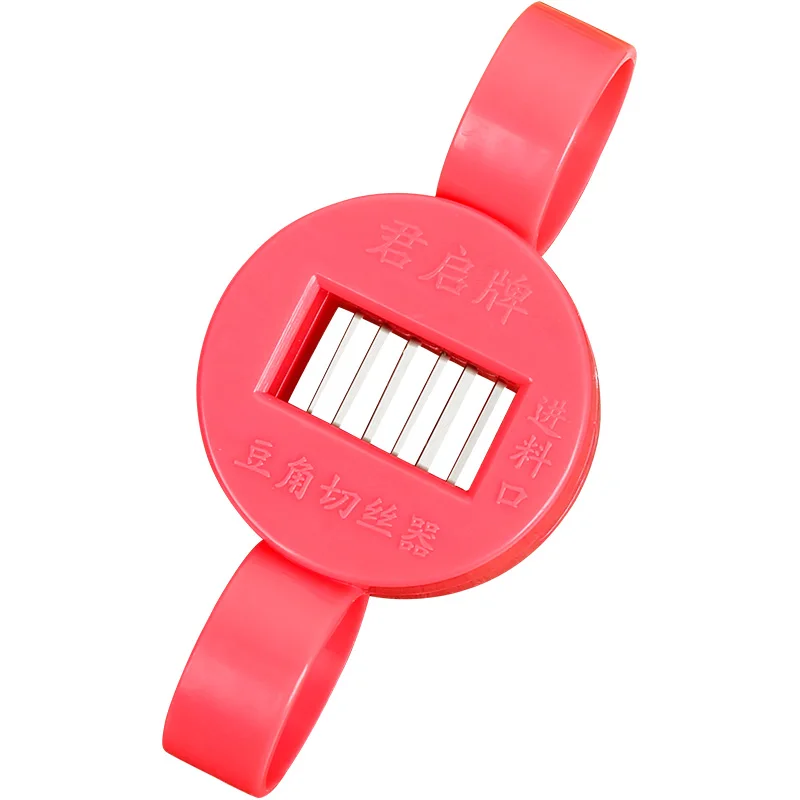 Bean horn cutters household manual multifunctional cutters green beans Dutch bean cutters kitchen gadgets vegetable slicer - الصورة 6