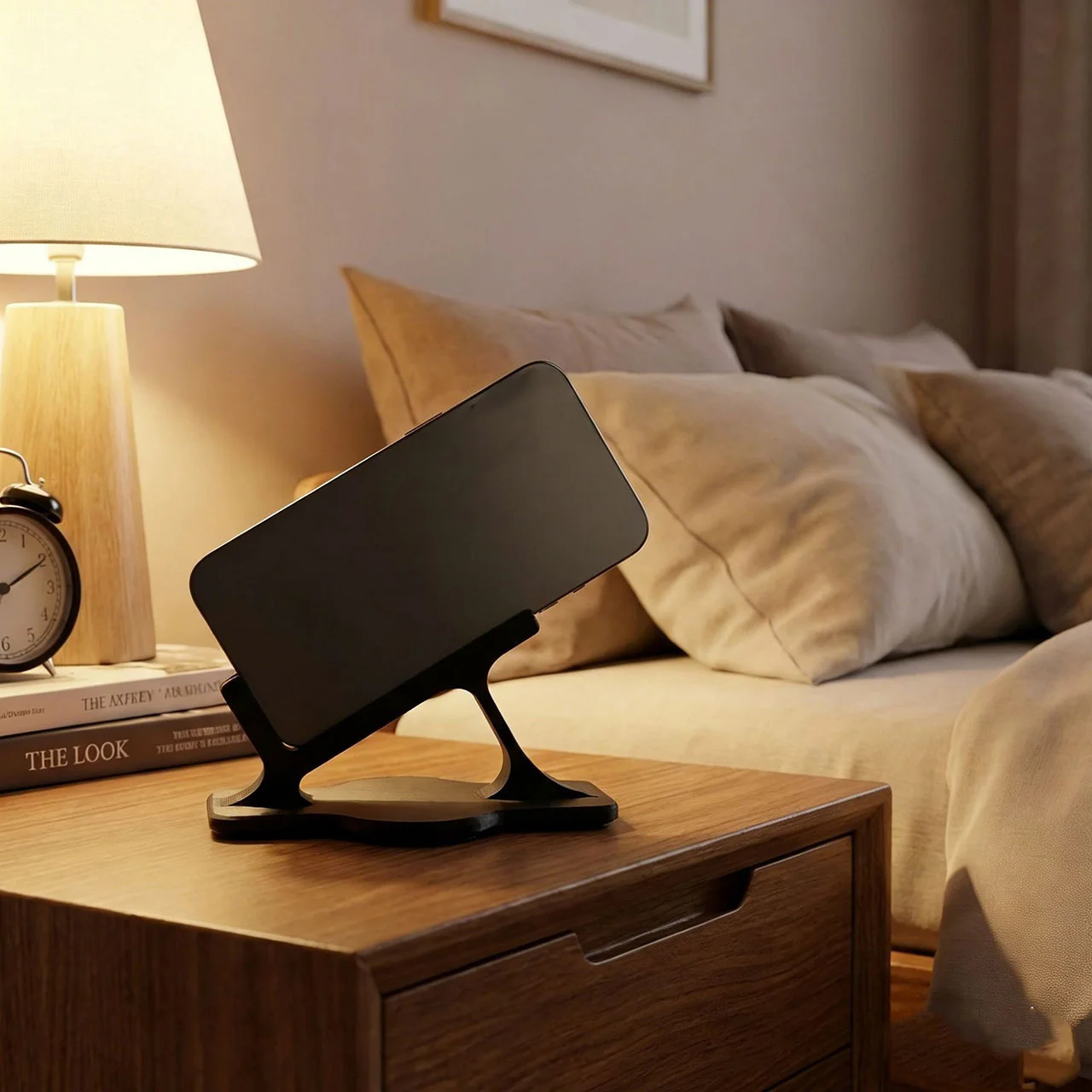 3Pcs Side-Lying Phone Holder Less Prone To Tipping Mobile Phone Support Bracket Universal Table Phone Stand For Sofa Bedside - الصورة 4