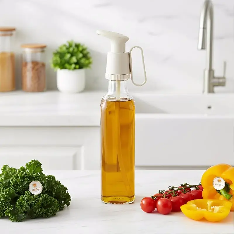 Kitchen Supplies Universal Tightly Seal Dispenser Pump W/Handle PP Tomato Sauce Oyster Press Pump Reusable Bottle Head Gadget - Image 4