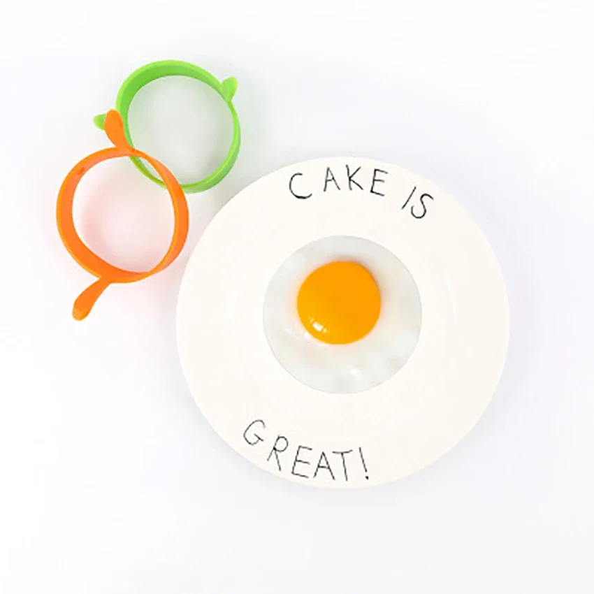 Silicone Omelette Eggs Frying Mold Kitchen Cooking Accessories Round Fried Egg Pancake Mould Household DIY Breakfast Gadgets - الصورة 2