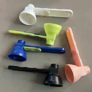 Flling Coffee Scoop Funnel Plastic Reusable Sliding Scoop Funnel 2 in 1 Sliding Design Protein Powder Scoop Kitchen Gadgets