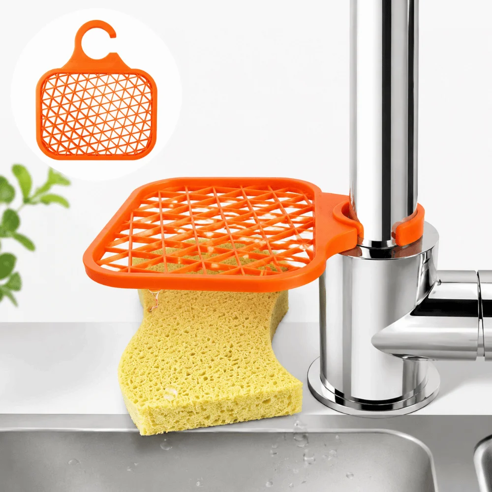 Multifunction 3D Printing Sink Drainer Rack Fit 22mm Diameter Soap Holder Sponge Storage Shelf Kitchen Sink - الصورة 5