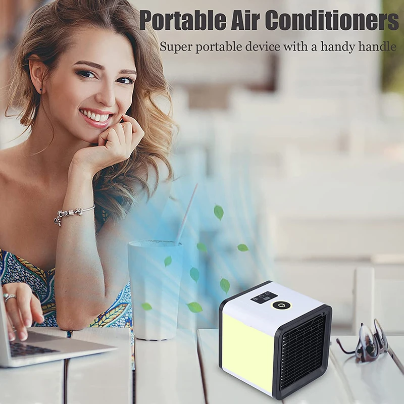 Cooling Fan Mini air Conditioner Fan Cooling Machine Cooling Artifact Dormitory Home Smart Energy Saving - الصورة 2