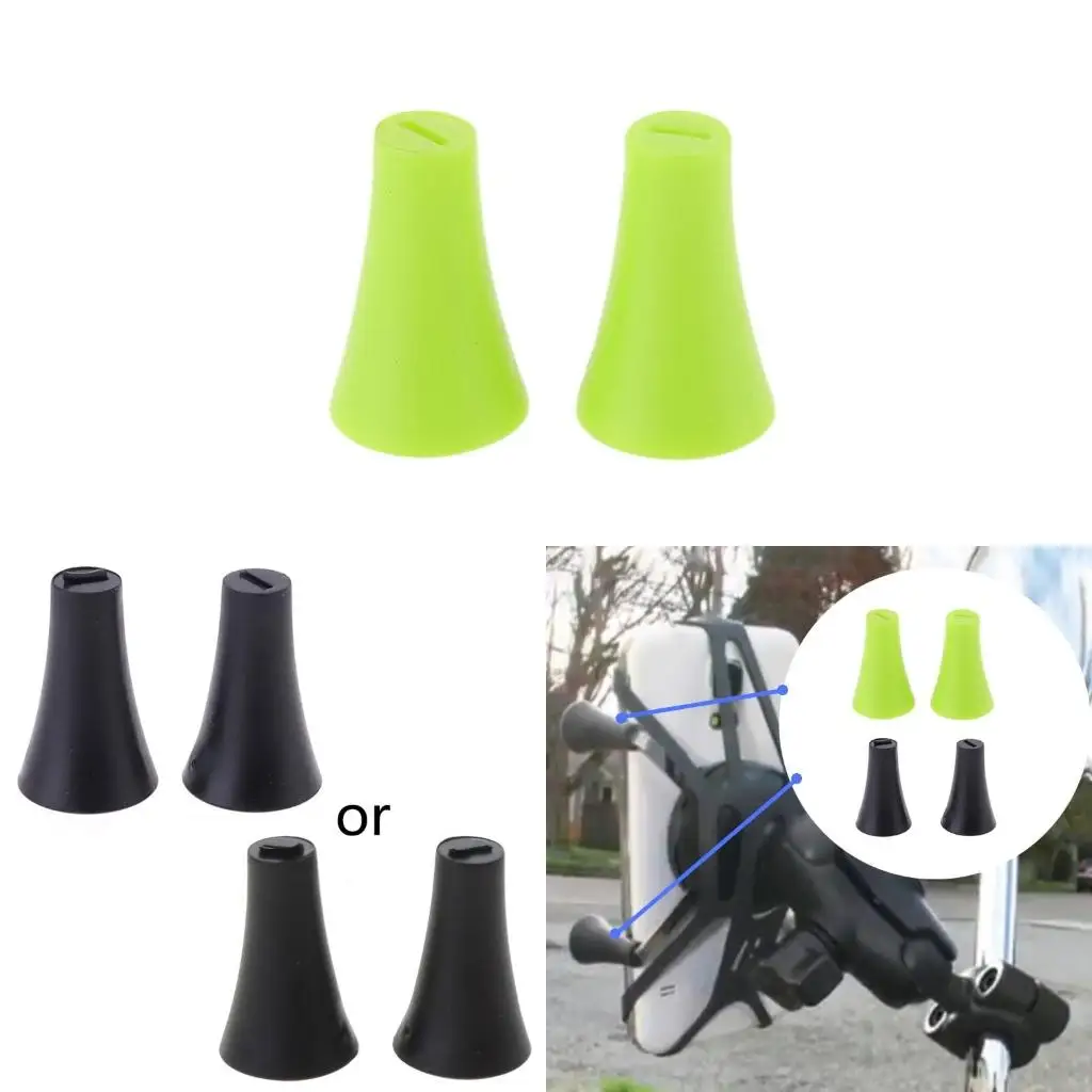 Rubber Cap For X-Grip Mount Holder Compatible With RAM Bicycle Motorcycle Phone Holder Stand Phone Mount Bracket Cap - الصورة 2
