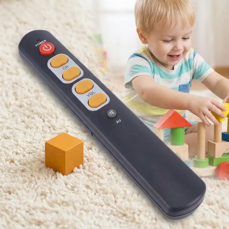 Learning Remote For TV With 6 Large Keys Universal Smart Controller Easy Setup Ideal For Elderly People And Kids At Home - الصورة 2