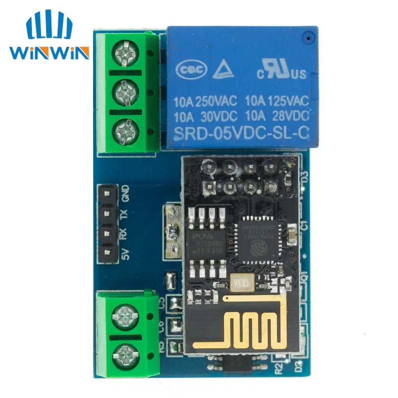 ESP8266 ESP-01 ESP-01S 5V WiFi Relay Module Things Smart Home Remote Control Switch Phone APP Wireless WIFI Module For ARDUINO - الصورة 4