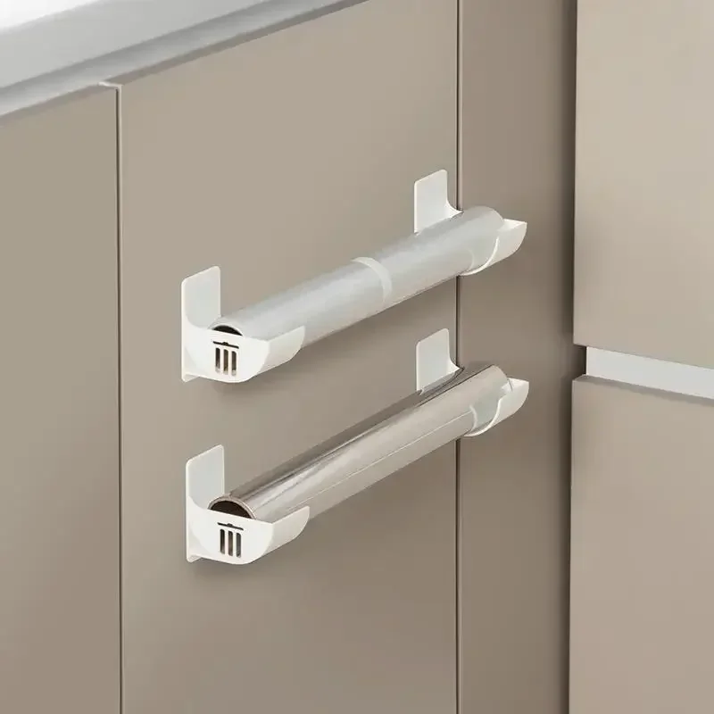 Wall Mounted Trash Bags Holder Garbage Bag Storage Box Organizer Plastic Bag Film Container Dispenser For Kitchen Shelf - Image 3