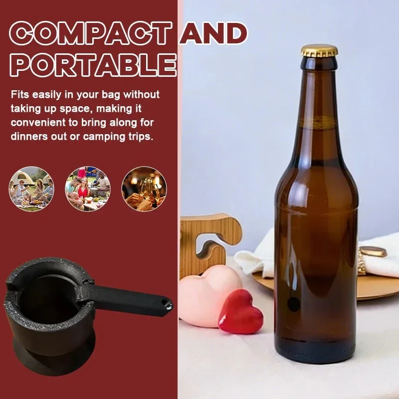 Lever Beer Bottle Opener,Creative Bottlecap Shoot Opener For Different Beer Bottles,Funny Kitchen Gadgets - الصورة 5