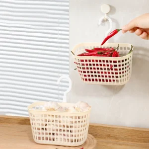 Kitchen Storage Basket Hangable Storage Basket For Onions Ginger Garlic Stylish Vegetable Storage Organizer Basket