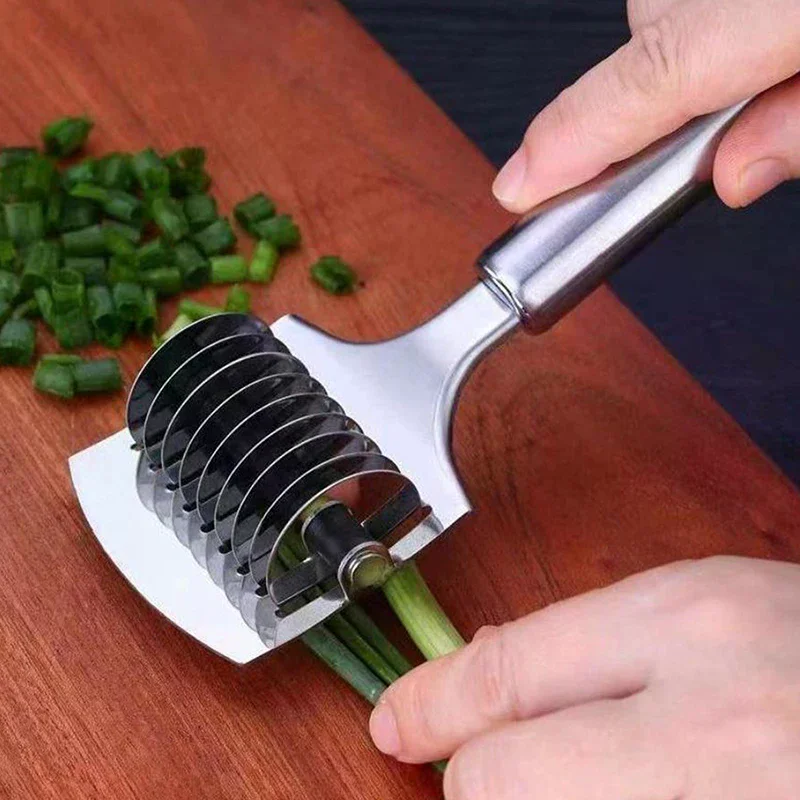 1Pcs Stainless Steel Manual Spaghett Cutter Pasta Machine Dough Noodles Maker Ginger Garlic Roll Crusher Kitchen Cooking Gadgets - الصورة 4