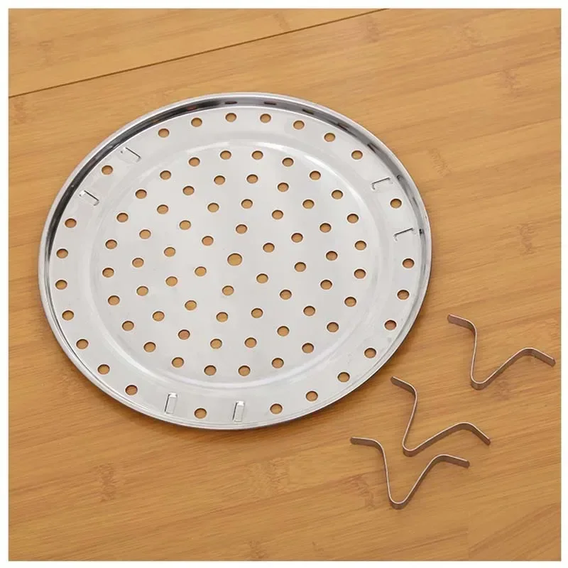 Multifunction Stainless Steel Steamer Shelf Round Cookware Steamer Rack Dumpling Bun Pot Steaming Tray Stand Kitchen Accessories - الصورة 3
