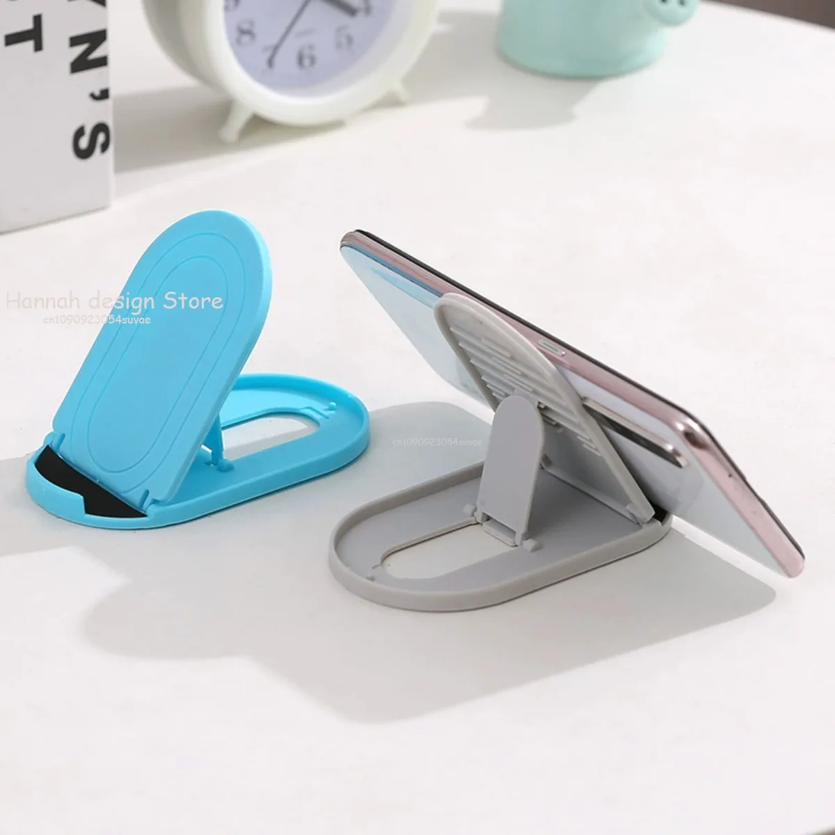 Foldable Pocket-Sized Portable Cell Phone Stand Holder for Desk Adjustable Multi-Angle Mount for iPhone 16/15/14/13 pro