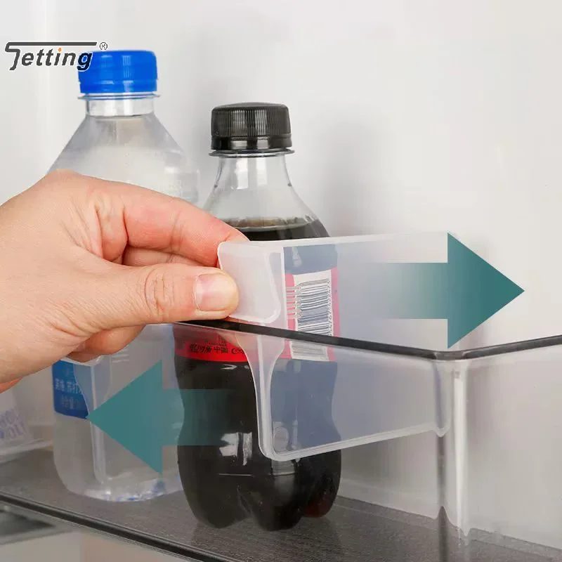 10Pcs Efficient Refrigerator Storage Partition Board Kitchen Organizer Shelf For Eggs Bottles Can Fridge Divider Organizer - الصورة 3
