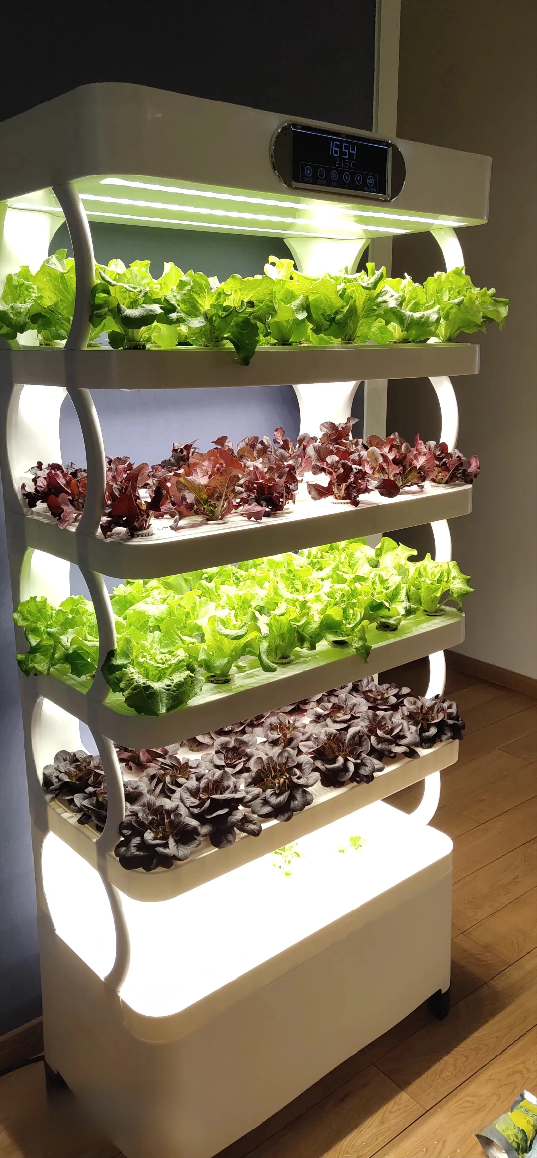 Intelligent Hydroponic Growing System Home Use Controllable Hydroponic Grow Equipment Home Smart Farm - الصورة 5