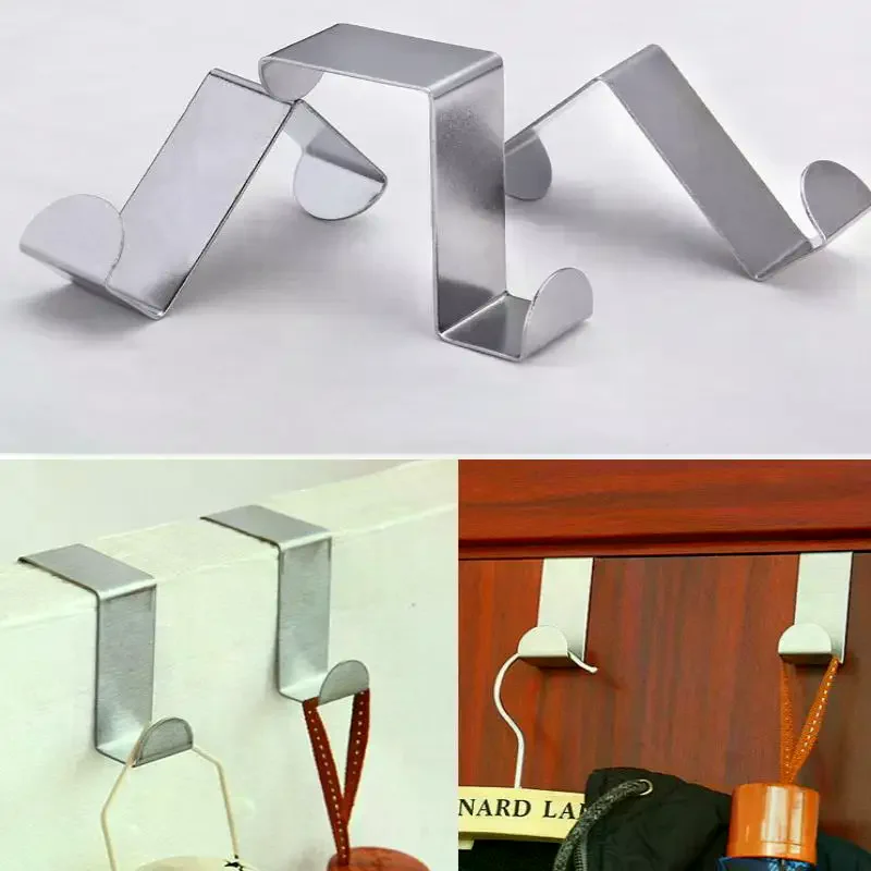 Z-Shaped Bathroom Cabinet By Hook Stainless Steel By Rear Hanger Keychain Coat Hook Home Kitchen Accessories Organizer Tool - الصورة 2