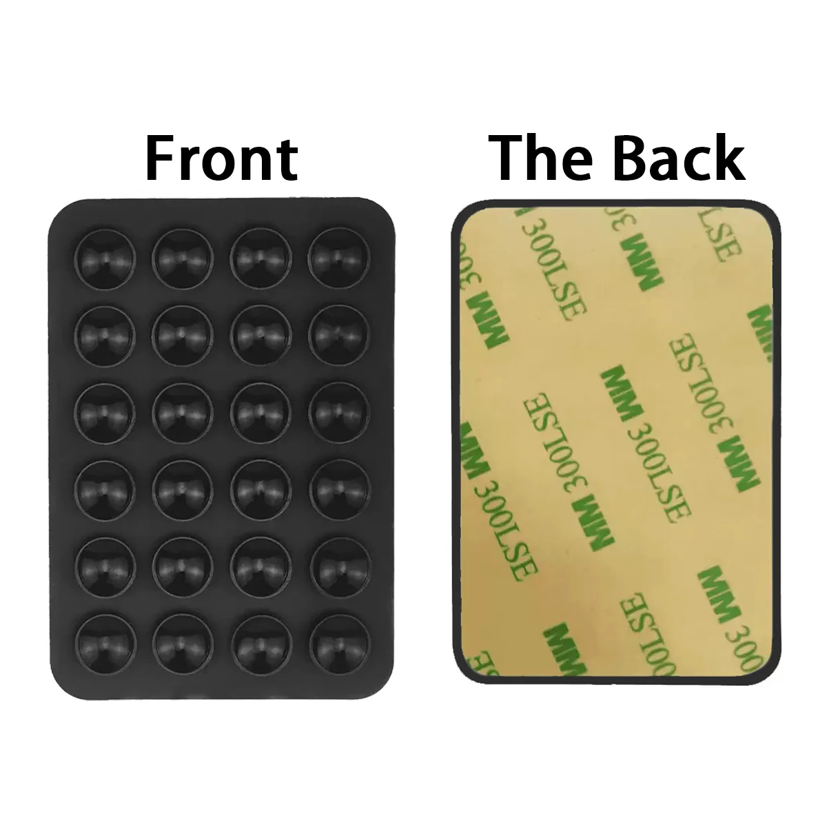 1pc Adhesive Backing Silicone Suction Phone Case Mount Non Slip Suction Cup Phone Stand Holder for Selfies and Videos - الصورة 5