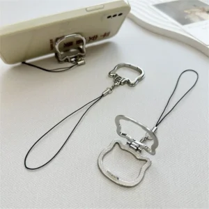 Desktop Cellphone Stand Multifunctional Phone Hanging Rope Mobile Phone Lanyard Stylish Phone Keychain For Travel Decoration