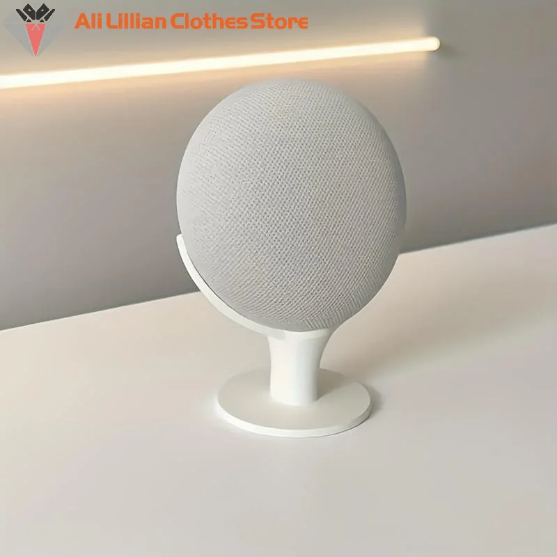 2026 Hot Sale Compact Storage Stand for Google Home Mini & Nest Smart Speaker; Desktop Holder for Voice Assistants - الصورة 2