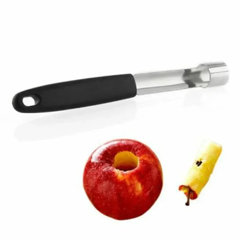 Pear Corer for Apple Core Remover Fruit Slicers Cutter Black Stainless Steel Kitchen Tool Home Gadgets Kichen Accessories - الصورة 5