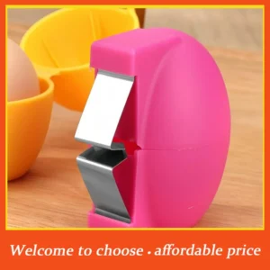 。1Pcs new Multifunctional Egg Shell Opener Handheld Egg Cracker Separator Tool Eggshell Cutter Easy Open Kitchen Gadget For Egg