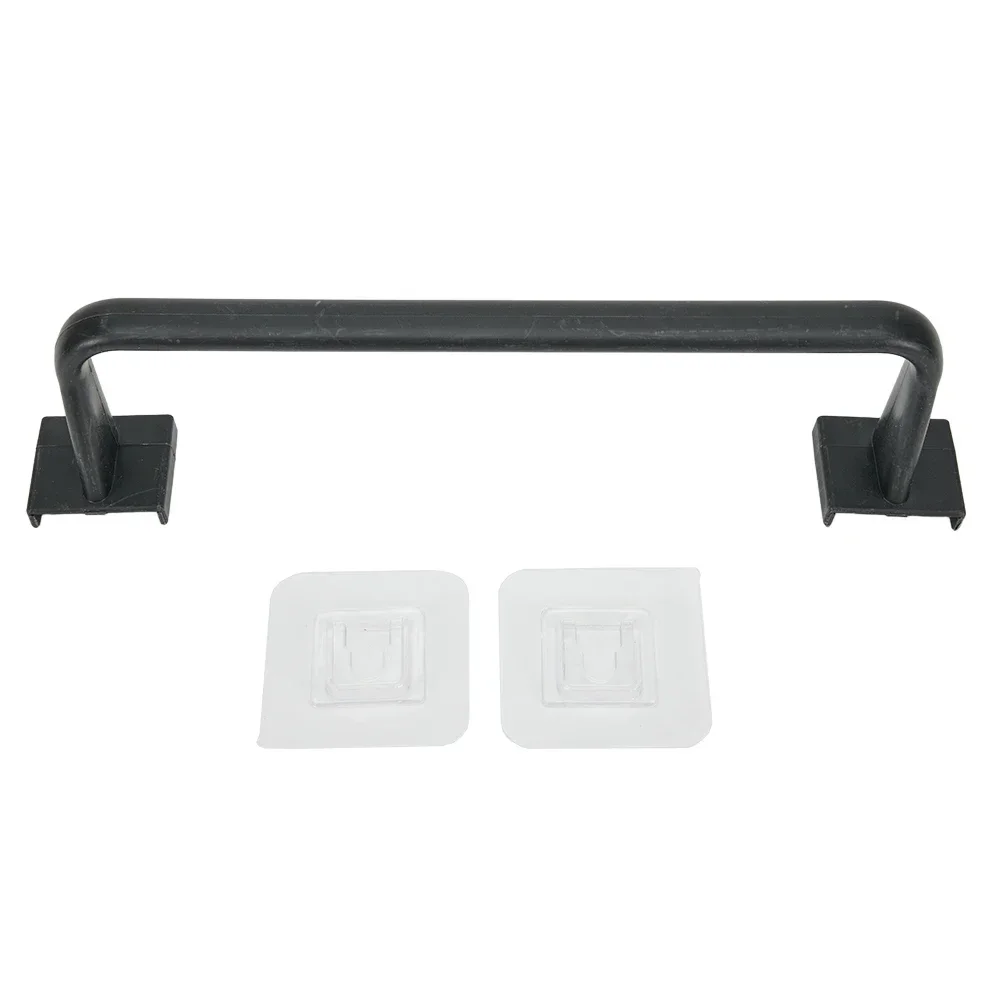 Self Adhesive Home Bathroom Towel Rack Holder Wall Mounted Towel Shelf Kitchen Bathroom Accessories Towel Hanger PP - الصورة 6
