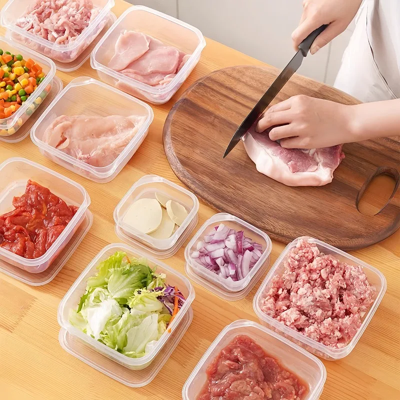 Fridge Storage Box Fridge Side Door Food Keep Fresh New Clear Container Kitchen Refrigerator Spices Organizer Accessories