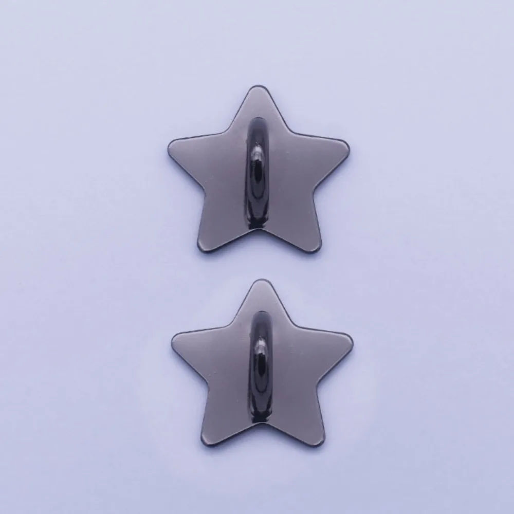 Starry Sky Stars Moon Phone Charm Self Adhesive Holder Stand Phone Case Finger Ring Metal 2.5cm Phone Hook Buckle Women Girls