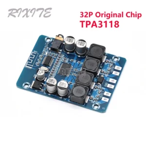45W+45W Mini TPA3118 Bluetooth Sound Amplifier Board Audio Power Amp DC 12-28V for Car Karaoke Smart Home Theater Subwoofer