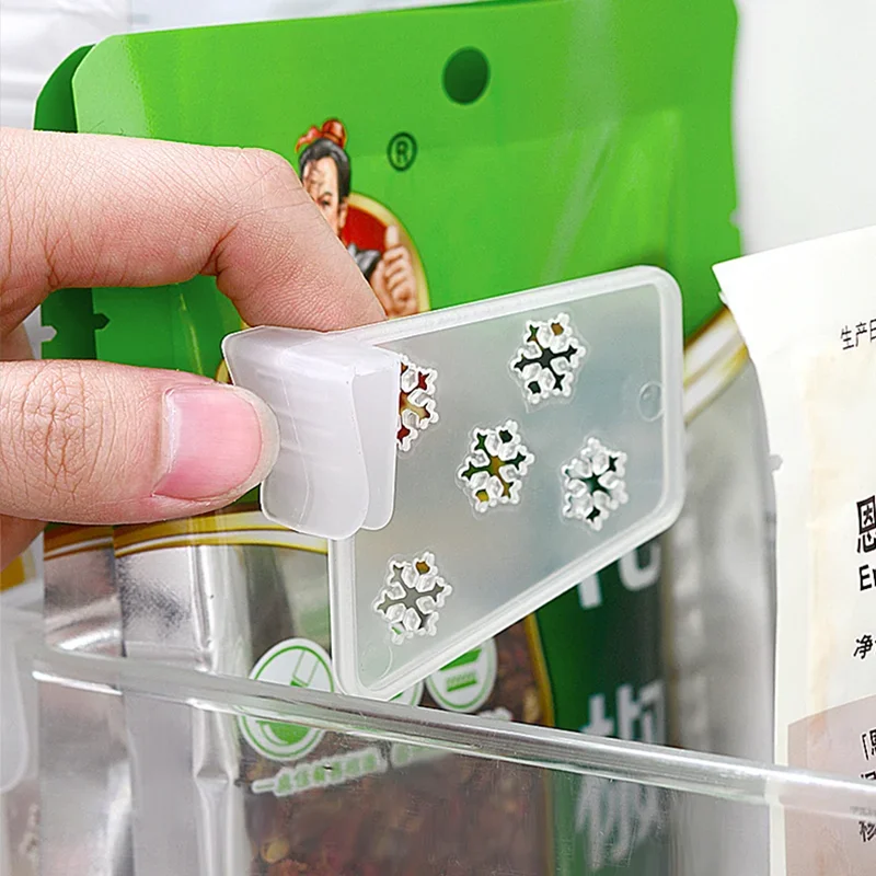 4/10Pcs Plastic Extendable Refrigerator Partition Fridge Shelf Dividers Clip Adjustable Separators Household Kitchen 칸막이 - الصورة 4