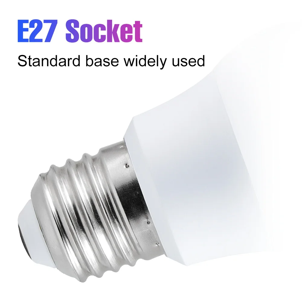 25W LED RGB Bulb 220V IR Remote Control Colorful Smart Light E27/E26 Lamp Bulb 110V For Home Bedroom Party Decora 5W 10W 15W 20W - الصورة 6